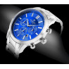 Giewont Chronograph Sapphire Men's Watch / silver-blue