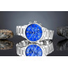 Giewont Chronograph Sapphire Men's Watch / silver-blue