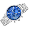Giewont Chronograph Sapphire Men's Watch / silver-blue