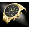 Giewont Chronograph Sapphire Men’s Watch / gold black