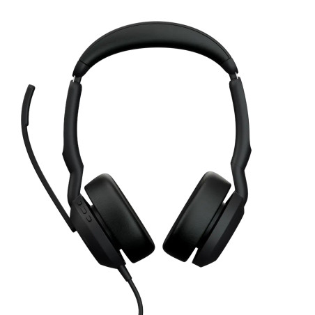Jabra Evolve2 50 Laisvų rankų įranga Vielinis Su lankeliu Biuras / skambučių centras USB Type-C / USB Type-A Bluetooth Juoda