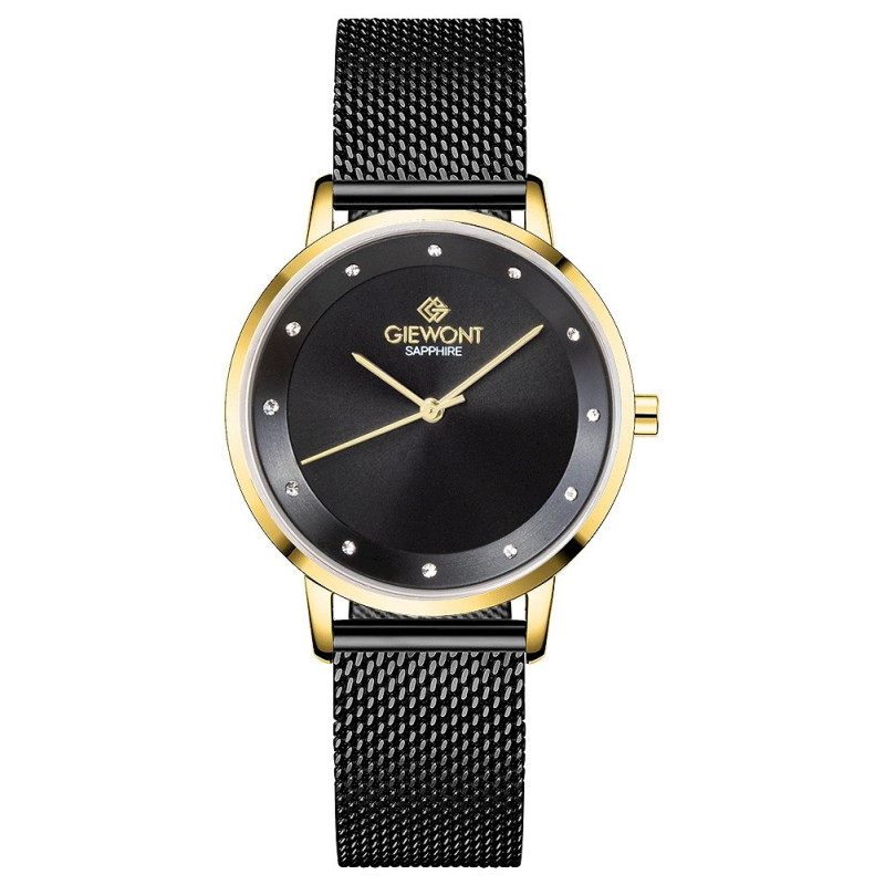 Giewont Sapphire Women's Watch GW4130-B4 / gold/black