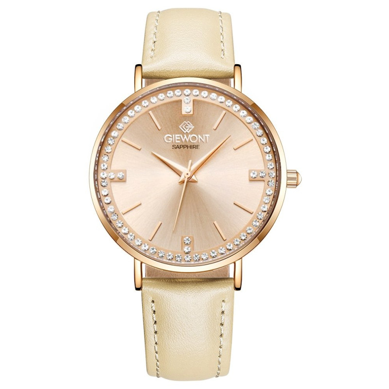 Giewont Sapphire Women's Watch / rose gold