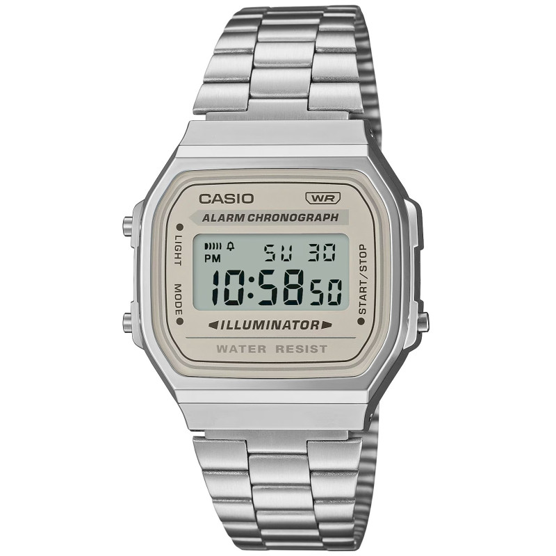 CASIO VINTAGE A168WA-8AYES Men's Watch / silver