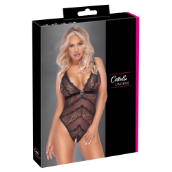 Cottelli Lingerie Lace Powernet Body XL with Adjustable Straps