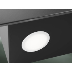 Electrolux LFV319K Pakabinamas Juoda, Nerūdijančiojo plieno 600 m³/h