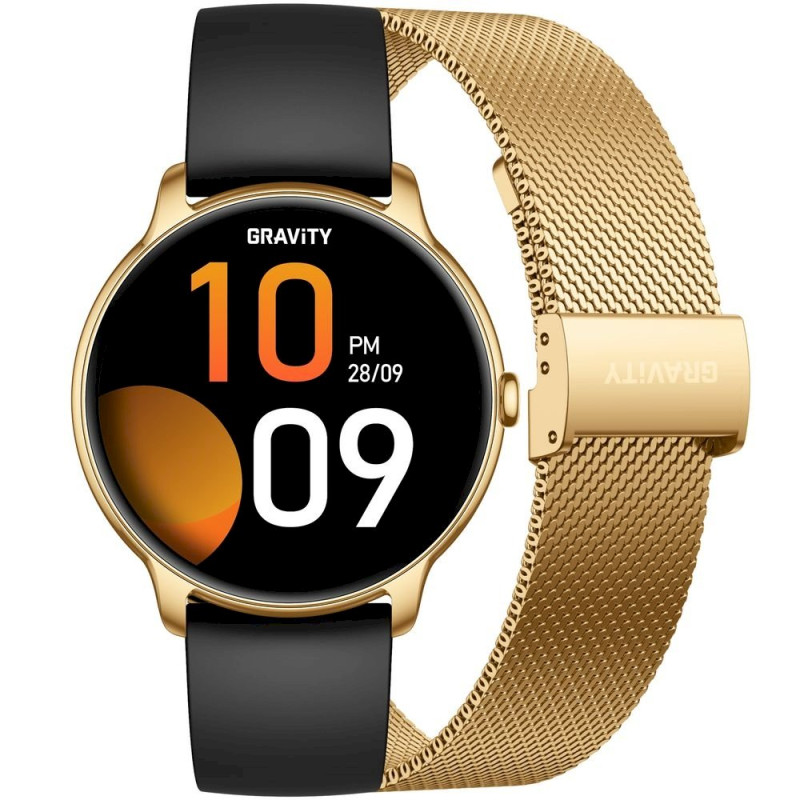 Smartwatch Gravity Gold Strap + Bracelet GT31-2 / gold
