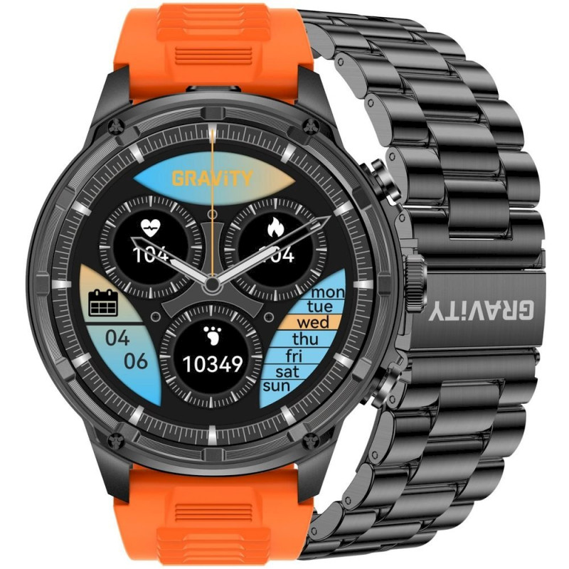 Smartwatch Gravity Strap + Bracelet GT41-4 / black