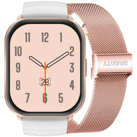Smartwatch Gravity Strap + Bracelet GT43-4 / pink