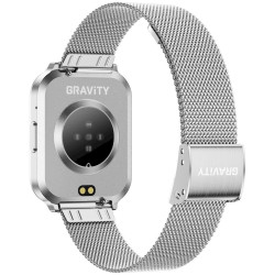 Smartwatch Gravity Strap + Bracelet GT44-4 / silver