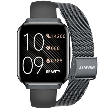 Smartwatch Gravity Strap + Bracelet GT44-5 / black