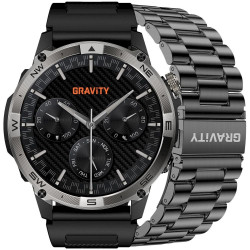 Smartwatch Gravity Strap + Bracelet GT46-1 / black