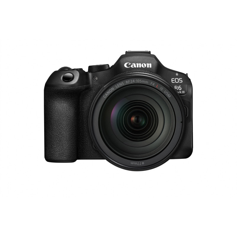 Canon EOS R6 Mark III + RF 24-105mm F4 L IS USM MILC 32,5 MP CMOS 6960 x 4640 pikseliai Juoda