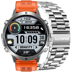 Smartwatch Gravity Strap + Bracelet GT42-4 / graphite