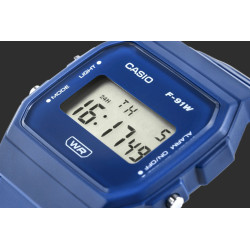 CASIO Unisex Watch F-91WB-2A1EF / blue