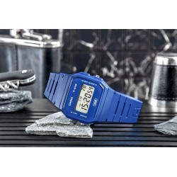 CASIO Unisex Watch F-91WB-2A1EF / blue