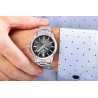 Giewont Elegance Sapphire Men's Watch / silver/black