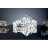 Giewont Elegance Sapphire Men's Watch / silver/black