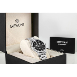 Giewont Elegance Sapphire Men's Watch / silver/black