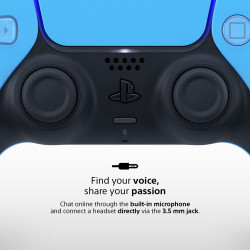 Sony Interactive Entertainment DualSense v3 Mėlyna Bluetooth/USB Žaidimų pultelis Analoginis / skaitmeninis PlayStation 5