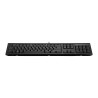 HP 125 G2 USB Wired Keyboard klaviatūra Biuras Juoda