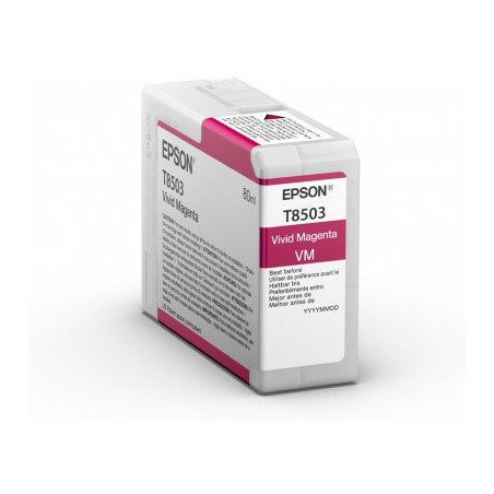 Epson T8503 rašalo kasetė 1 vnt Originalus Rausvai raudona