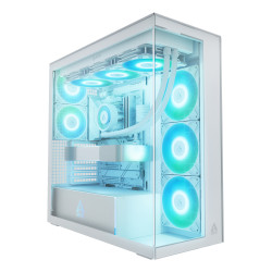ARCTIC Xtender White (Clear Glass) „Midi Tower“ Balta