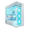 ARCTIC Xtender White (Clear Glass) Midi Tower