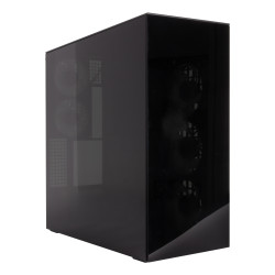 ARCTIC Xtender Black (Tinted Glass) „Midi Tower“ Juoda