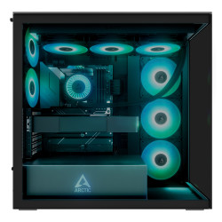 ARCTIC Xtender Black (Tinted Glass) Midi Tower