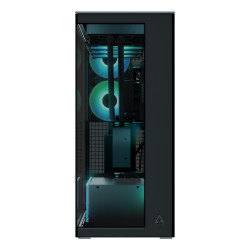 ARCTIC Xtender VG Black (Tinted Glass) „Midi Tower“ Juoda
