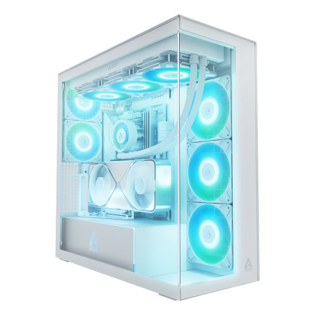 ARCTIC Xtender VG White (Clear Glass) Midi Tower