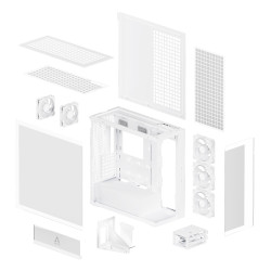 ARCTIC Xtender VG White (Clear Glass) Midi Tower