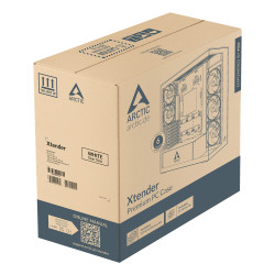 ARCTIC Xtender VG White (Clear Glass) Midi Tower