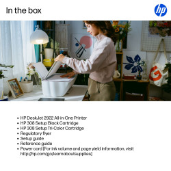 HP DeskJet 2922 Thermal inkjet A4 4800 x 1200 DPI 7.5 ppm Wi-Fi