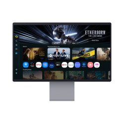 Samsung M90SF kompiuterio monitorius 81,3 cm (32") 3840 x 2160 pikseliai 4K Ultra HD OLED Sidabras