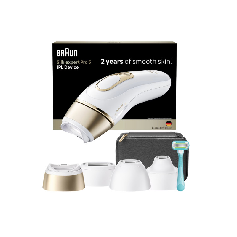 Braun Silk-expert Pro IPL PL5431 Intense pulsed light (IPL) Gold, White