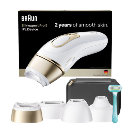 Braun Silk-expert Pro IPL PL5431 Intense pulsed light (IPL) Gold, White