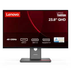 Lenovo ThinkVision P24Q-40 computer monitor 60.5 cm (23.8") 2560 x 1440 pixels Quad HD LCD Black