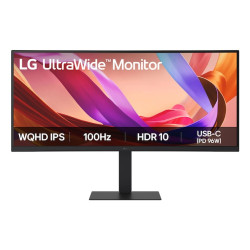 LG 34U650A-B kompiuterio monitorius 86,4 cm (34") 3440 x 1440 pikseliai Wide Quad HD LCD Juoda