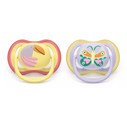 Philips AVENT SCF087/04 baby pacifier Classic baby pacifier Orthodontic Silicone Multicolour