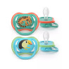 Philips AVENT SCF087/11 baby pacifier Classic baby pacifier Orthodontic Silicone Multicolour