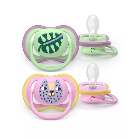 Philips AVENT SCF087/13 baby pacifier Classic baby pacifier Orthodontic Silicone Multicolour