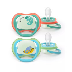 Philips AVENT SCF376/28 baby pacifier Classic baby pacifier Orthodontic Silicone Multicolour
