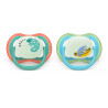Philips AVENT SCF376/28 baby pacifier Classic baby pacifier Orthodontic Silicone Multicolour