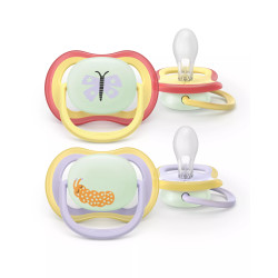 Philips AVENT SCF376/25 kūdikio žindukas Naktinis čiulptukas Ortodontinis Silikonas Multi spalvos