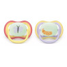 Philips AVENT SCF376/25 kūdikio žindukas Naktinis čiulptukas Ortodontinis Silikonas Multi spalvos