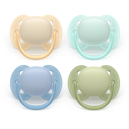 Philips AVENT SCF091/50 baby pacifier Ultra soft pacifier Orthodontic Silicone Multicolour