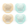 Philips AVENT SCF091/49 baby pacifier Ultra soft pacifier Orthodontic Silicone Light Blue, Yellow