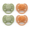 Philips AVENT SCF093/07 baby pacifier Ultra soft pacifier Orthodontic Silicone Green, Orange